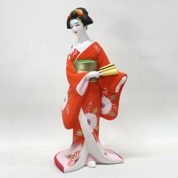 楽天市場】【博多人形】【美人物（立姿）】『初舞 正昭作』 : 藤田人形 