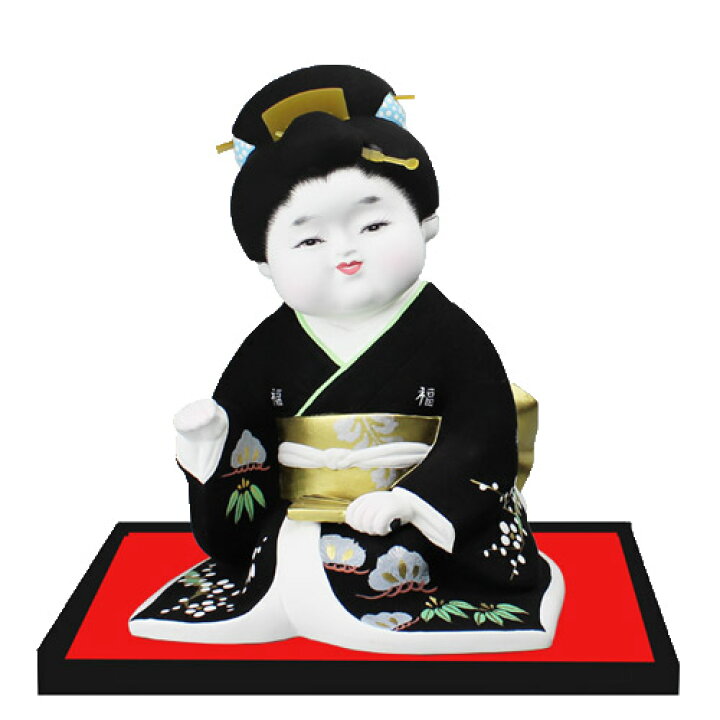 楽天市場】【博多人形】【縁起物】『お福さん（大） 献寿作』 : 藤田 
