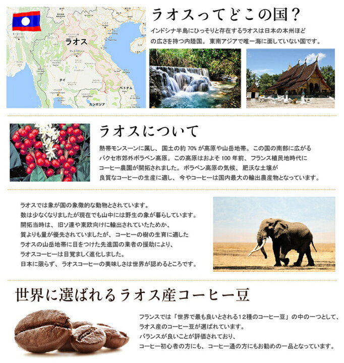 楽天市場 送料無料2kg 藤田珈琲 プレミアムラオスブレンド 500g 4袋 本品2点同時購入で１袋おまけ 喫茶店卸も手がける老舗珈琲店のホットコーヒー 珈琲 珈琲豆 こーひー Coffee コーヒー屋さんの手造り 藤田珈琲