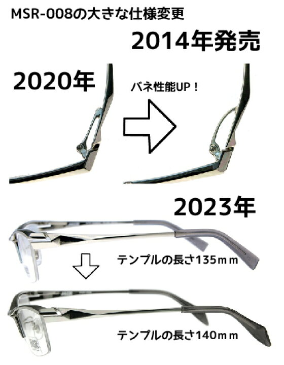 楽天市場】□MSR-008□TITANIUM メガネ 追加料金で度付可 いかつい 