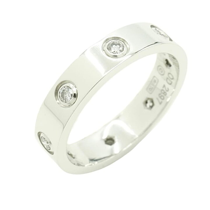 楽天市場】カルティエ Cartier B4050650 ラブリング 8P ダイヤモンド 