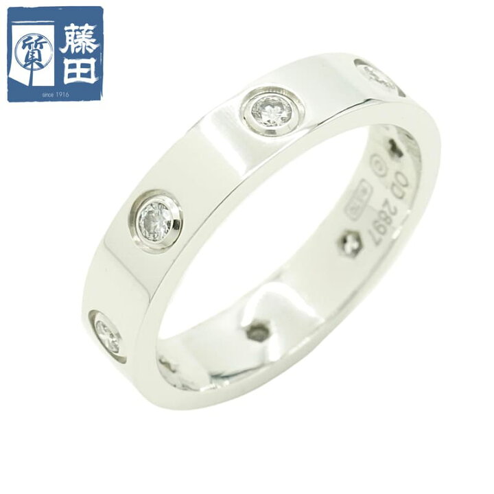 楽天市場】カルティエ Cartier B4050650 ラブリング 8P ダイヤモンド 