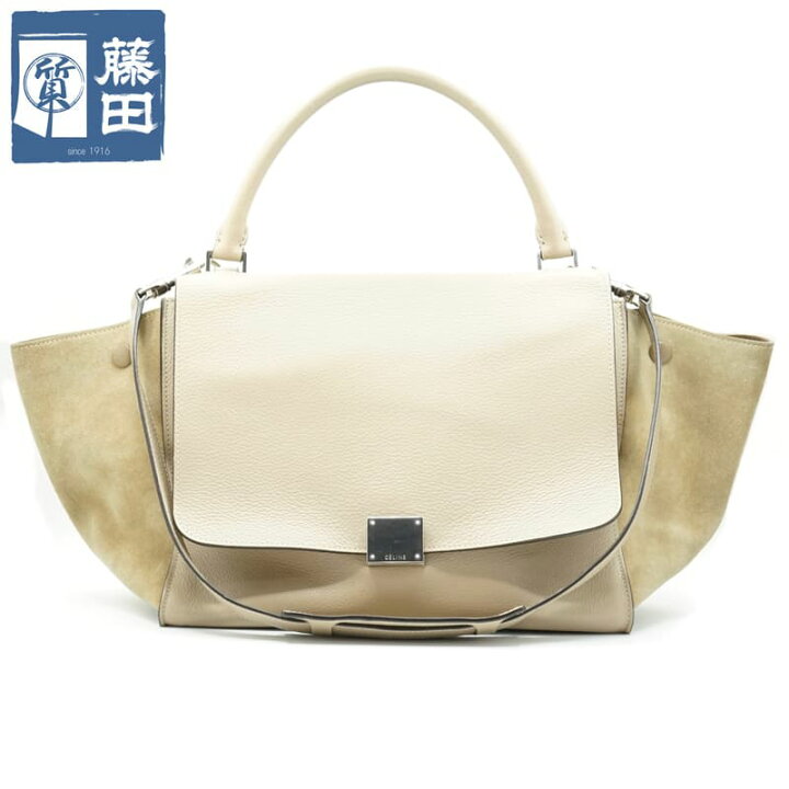 楽天市場】セリーヌ CELINE トラペーズ ベージュ ショルダーバッグ 