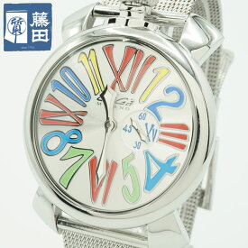 ガガミラノ GAGAMILANO マヌアーレ スリム 46 5080.1 メンズ 腕時計 クォーツ 質屋 【中古】