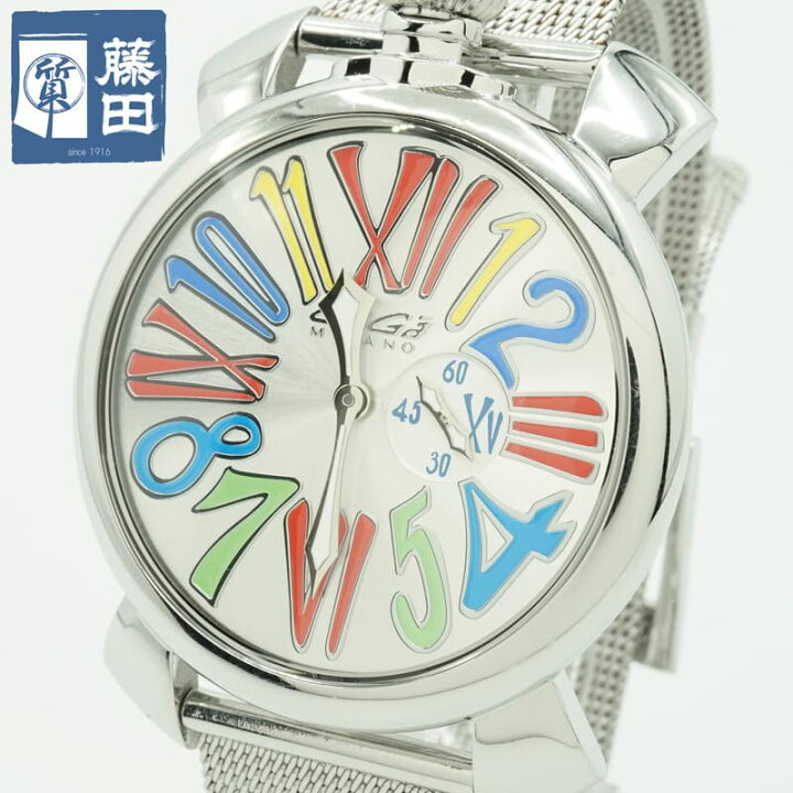 楽天市場】ガガミラノ GAGAMILANO マヌアーレ スリム 46 5080.1 メンズ 