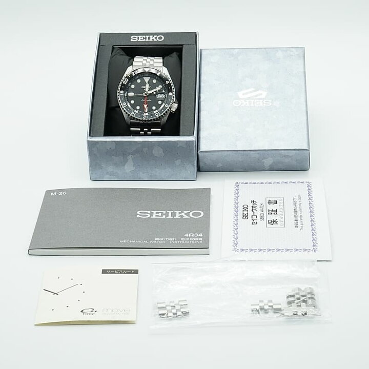 楽天市場】セイコー SEIKO GMT SBSC001 4R34-00A0 スポーツ 回転ベゼル  