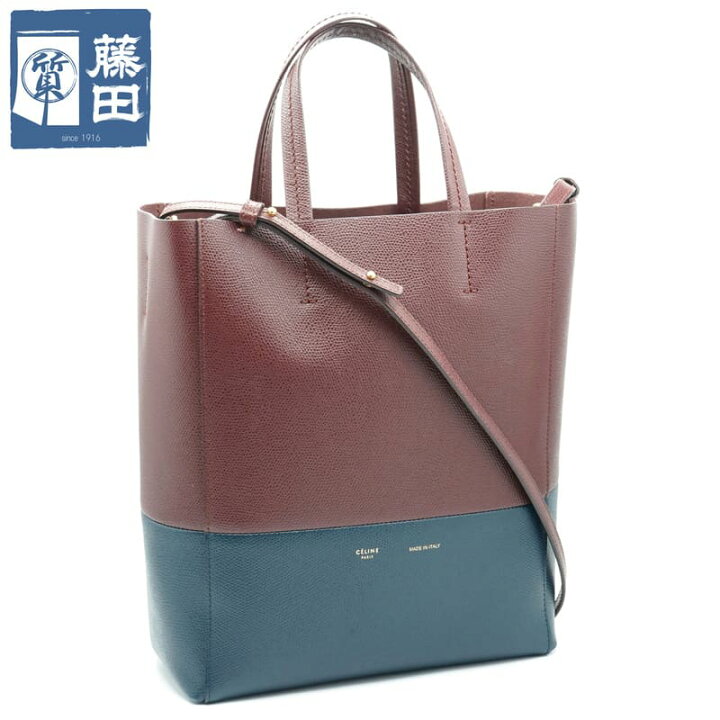 楽天市場】セリーヌ CELINE バーティカル カバ スモール ボルドー  
