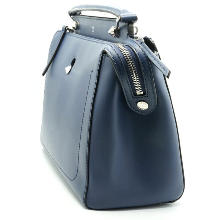 楽天市場】フェンディ FENDI 8BN293 ドットコム ネイビー ハンドバッグ 