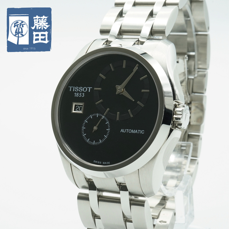 ティソ TISSOT T0354281105 自動巻き メンズ 黒文字盤 中古 腕時計 アナログ 最新人気 感謝の声続々 質屋 新品同様