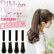 【廃番セール/返品交換不可】【メール便1点まで】 エクステ ポニーテール ウィッグ ポイントウィッグ 付…