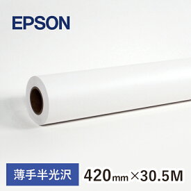 エプソン 純正紙 PXMCA2R12 プロフェッショナルフォトペーパー（薄手光沢）幅約420mm×長さ30.5M EPSON