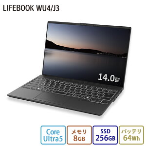yEVi:zm[gp\R Vi  xm FMV LIFEBOOK UHV[Y WU4/J3 FMV ZeroyWEBIWix[Xfz14.0^ Windows11 Home Core Ultra5 8GB SSD256GB eʃobe 