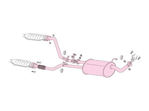 FUJITSUBO jbT GOh ALE50 3.3 2WD/ALWE50 3.3 4WD/ALE50 nCEFCX^[ 3.3 2WD/ALWE50 nCEFCX^[ 3.3 4WD/APE50 nCEFCX^[ 3.5 2WD Center Pipe for Wagolis