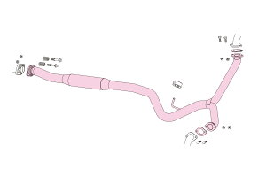 FUJITSUBO Xo BR9 KVB c[OS 2.5 ^[{ BM9 KVB B4 2.5 ^[{ A-S Center Pipe