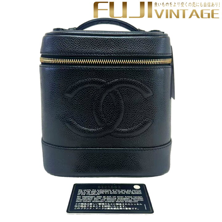 楽天市場】【極美品】CHANEL シャネル バニティ ハンドバッグ キャビア 