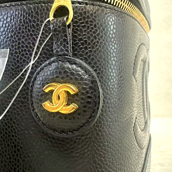 楽天市場】【極美品】CHANEL シャネル バニティ ハンドバッグ キャビア 