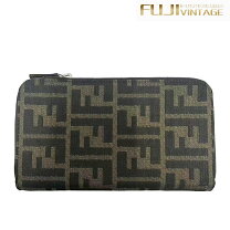 楽天市場】fendi 長財布 ズッカ ラウンドファスナーの通販 