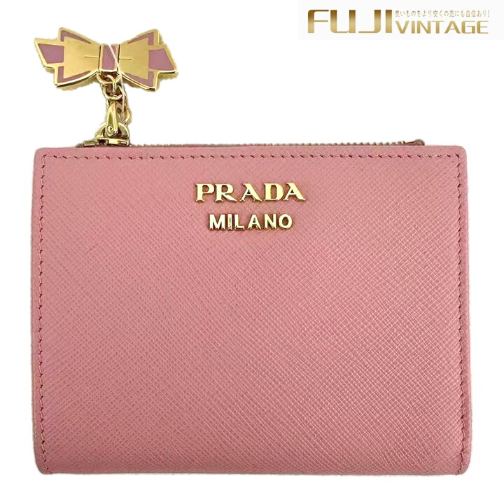 楽天市場】【中古】プラダ PRADA 財布プラダ PRADA 二つ折り財布 