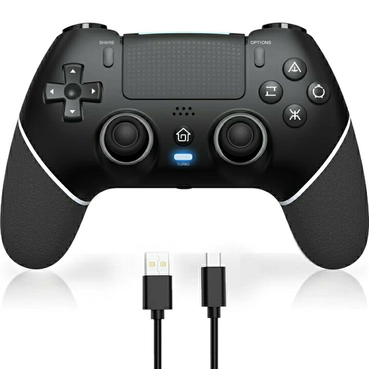 楽天市場】2024新登場 PS4 コントローラー 自動連射 背面ボタン付き  