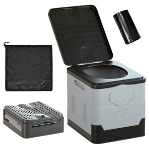 簡易トイレ ポータブルトイレ 携帯トイレ 非常トイレ 防災トイレ 仮設トイレ 折りたたみ 便器 非常用 災害用 凝固剤12個付 処理袋12枚付 防災 防災グッズ キャンプ 旅行 多機能 清潔保つ 持ち