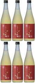 八海山の焼酎で仕込んだ梅酒　14度　720ml×6本セット！【赤ラベル】※ギフト対応不可商品