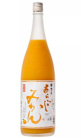 梅乃宿 あらごし みかん酒 7度 1800ml
