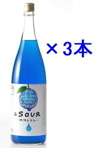 �����������T���[�̑f��SOUR �����u���[ 22�x 1800ml×3�{�Z�b�g�y �A���h�T���[�����u���[�z�y& SOUR OKINAWAN BLUE �z