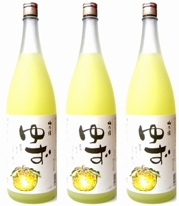 <br>梅乃宿　ゆず酒<br>1800ml×3本セット　<br><br>