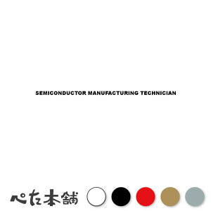 JbeBOXebJ[ SEMICONDUCTOR MANUFACTURING TECHNICIAN ̐Zp V[ p E  傫