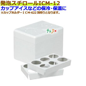 カップアイス用発泡スチロール 箱　30箱／ケース　 icm-12