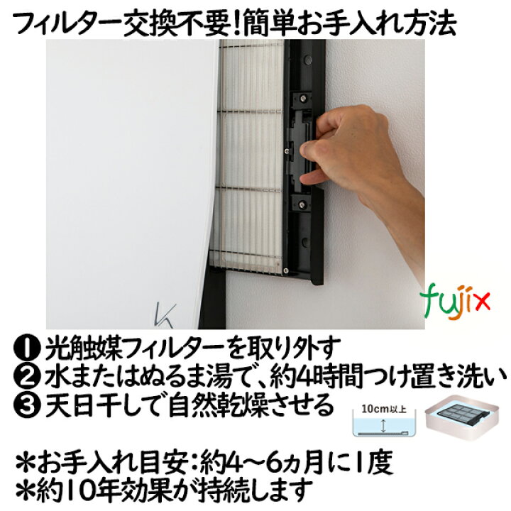楽天市場】ターンドケイ 壁掛けタイプ カルテック 光触媒 空気清浄機  