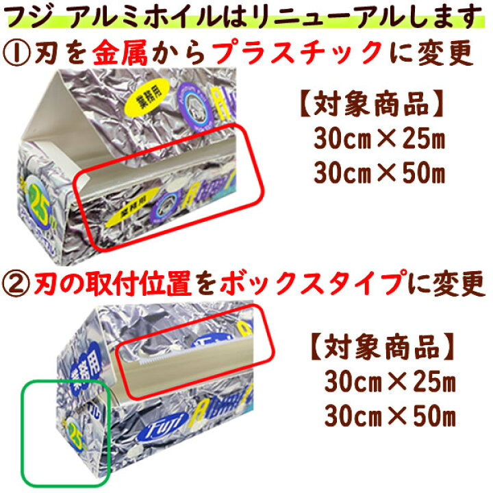 楽天市場】フジ アルミホイル30cm×50m 20本／ケース【業務用 アルミ  