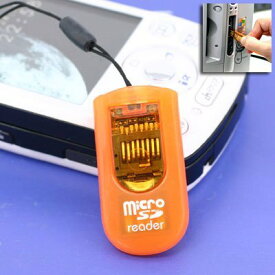 （まとめ買い）エアージェイ microSDカードライタストラップ橙 MSD-RWOR 00072352 〔3個セット〕【北海道・沖縄・離島配送不可】