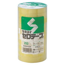 （まとめ買い）積水化学 セロテープ 工業用(10巻入)18X35 NO.252N 18X35 00021282 〔×3〕【北海道・沖縄・離島配送不可】