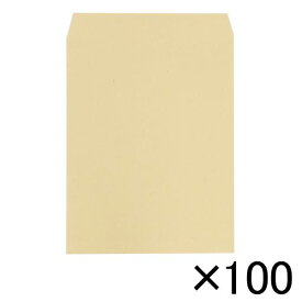 （まとめ買い）壽堂紙製品 クラフト封筒100枚 角3 85g 00193 00006154 〔×3〕【北海道・沖縄・離島配送不可】