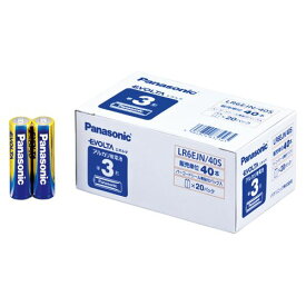 （まとめ買い）パナソニック エボルタ単3 オフィス 40本入 LR6EJN/40S 00073811 〔×3〕【北海道・沖縄・離島配送不可】