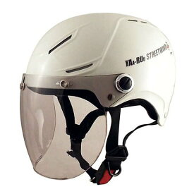 TNK工業 スピードピット バイクヘルメット ハーフ シールド付STR-X JT ホワイト BIG(60-62cm未満)51176【代引不可】【北海道・沖縄・離島配送不可】