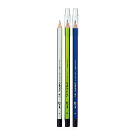 （まとめ買い）クツワ HiLINE 鉛筆 オレンピツ B 3本セット PA003 〔×5〕【北海道・沖縄・離島配送不可】