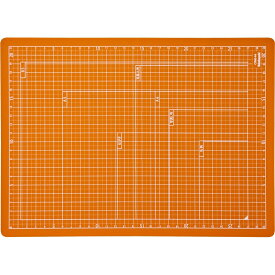 （まとめ買い）ナカバヤシ 折りたたみカッティングマットA4サイズ オレンジ CTMO-A4OR 〔×3〕 【北海道・沖縄・離島配送不可】