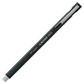 （まとめ）トンボ鉛筆 ホルダー消しゴム モノゼロメタル 角型 ブラック EH-KUMS11 〔まとめ買い3本セット〕【北海道・沖縄・離島配送不可】