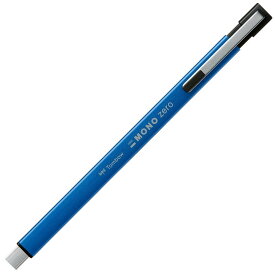 （まとめ）トンボ鉛筆 ホルダー消しゴム モノゼロメタル 角型 ブルー EH-KUMS41 〔まとめ買い3本セット〕【北海道・沖縄・離島配送不可】