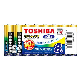 （まとめ買い）東芝 アルカリ乾電池 単3形 8本パック LR6AN 8MP 〔×5〕【北海道・沖縄・離島配送不可】