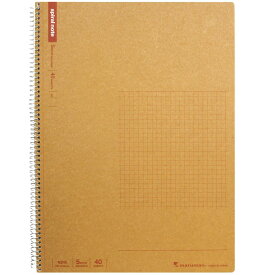 （まとめ買い）マルマン スパイラルノート A4 方眼罫 40枚 N245 〔5冊セット〕【北海道・沖縄・離島配送不可】