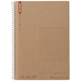 （まとめ買い）マルマン スパイラルノート A5 5mm方眼罫 40枚 N247 〔10冊セット〕【北海道・沖縄・離島配送不可】