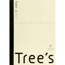 （まとめ買い）キョクトウ ノート Tree's A4 A罫 7mm横罫 40枚 クリーム UTRAA4C 〔5冊セット〕【北海道・沖縄・離島配送不可】