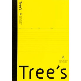 （まとめ買い）キョクトウ ノート Tree's A4 A罫 7mm横罫 40枚 イエロー UTRAA4Y 〔5冊セット〕【北海道・沖縄・離島配送不可】