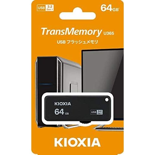 メーカー：KIOXIA KIOXIA キオクシア USBフラシュメモリーUSB3.2対応 64GB 日本製 KUS-3A064GK 【北海道・沖縄・離島配送不可】