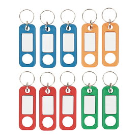 （まとめ買い）カール事務器 キーボックス用キーホルダー 10個入 KT-10 〔×5〕 【北海道・沖縄・離島配送不可】