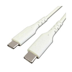 （まとめ） トップランドUSB-C to Cケーブル ホワイト 1m CHTCCBC100-WT 1本 〔×3セット〕 【北海道・沖縄・離島配送不可】