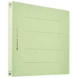 フラットファイル/紙バインダー 〔A4/2穴 120冊入り〕 ヨコ型 グリーン(緑) D018J-12GR【代引不可】【北海道・沖縄・離島配送不可】